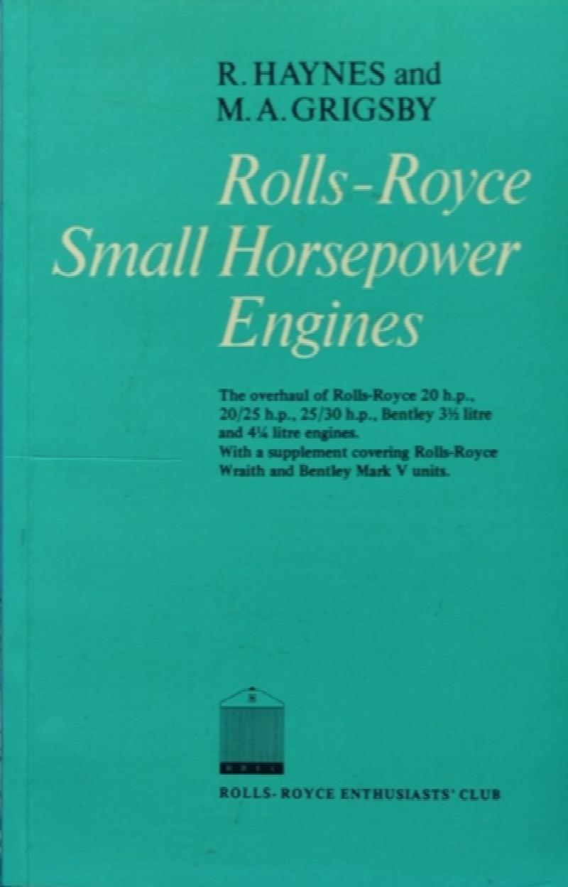 Rolls Royce Small Horsepower Engines Book rolls-royce-small-horsepower-engines-book