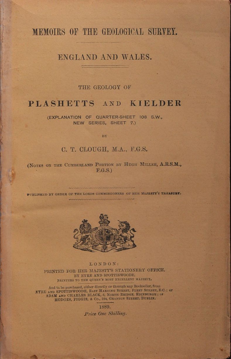 The Geology of Plashetts and Kielder (Memoirs of the Geological Survey of Great Britain)