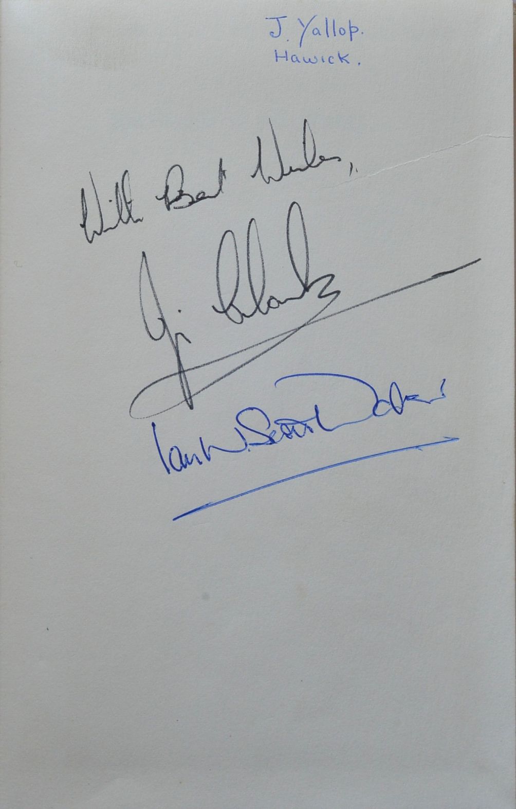 Jim Clark at the Wheel (Clark signed copy)