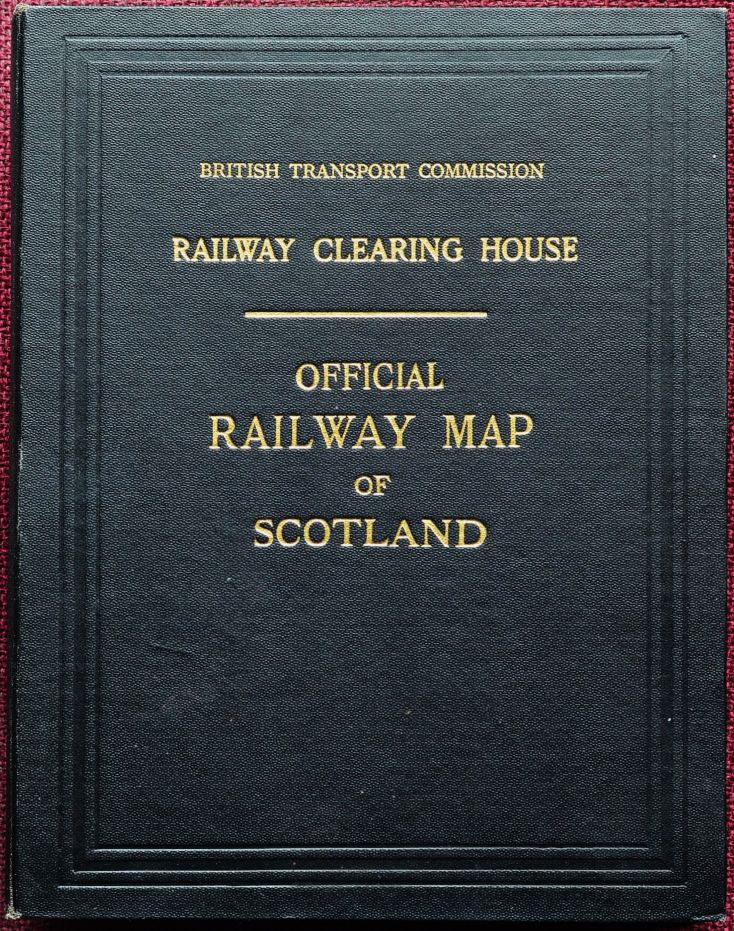 Official Railway Map of Scotland