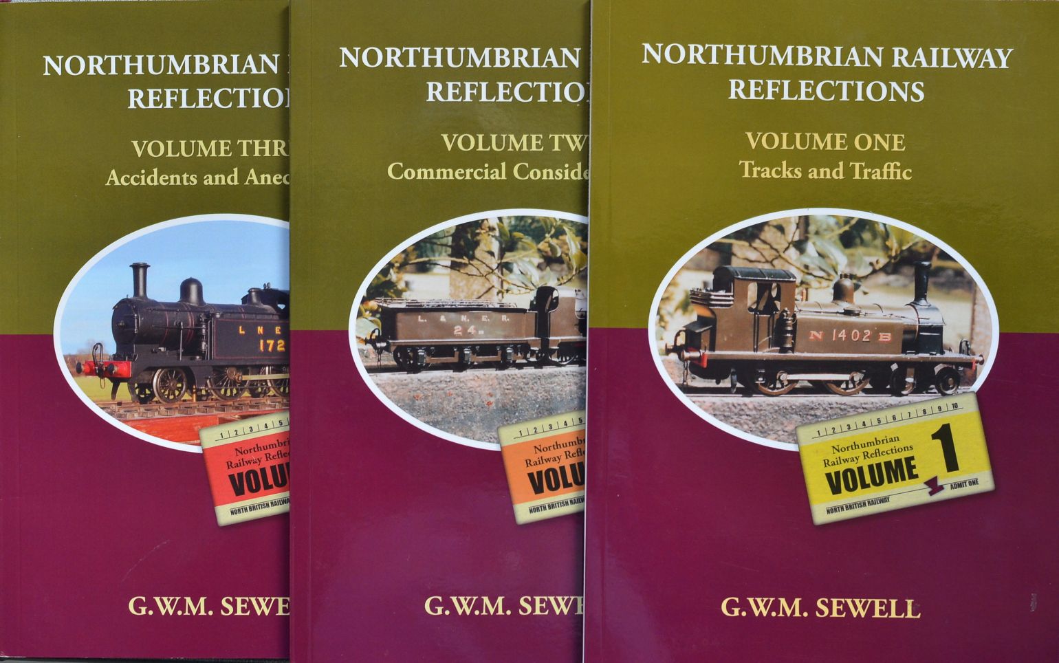 Northumbrian Railway Reflections (3 volume set)