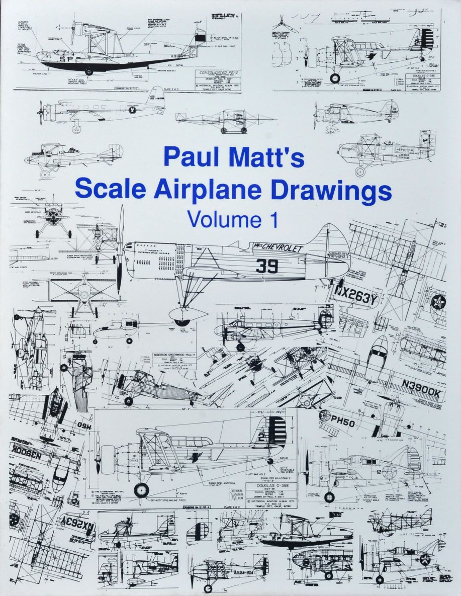 Paul Matt's Scale Airplane Drawings : Volume 1