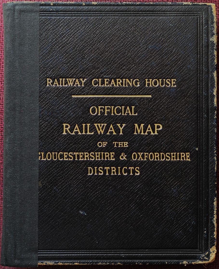 Official Railway Map of the Gloucestershire & Oxfordshire Districts